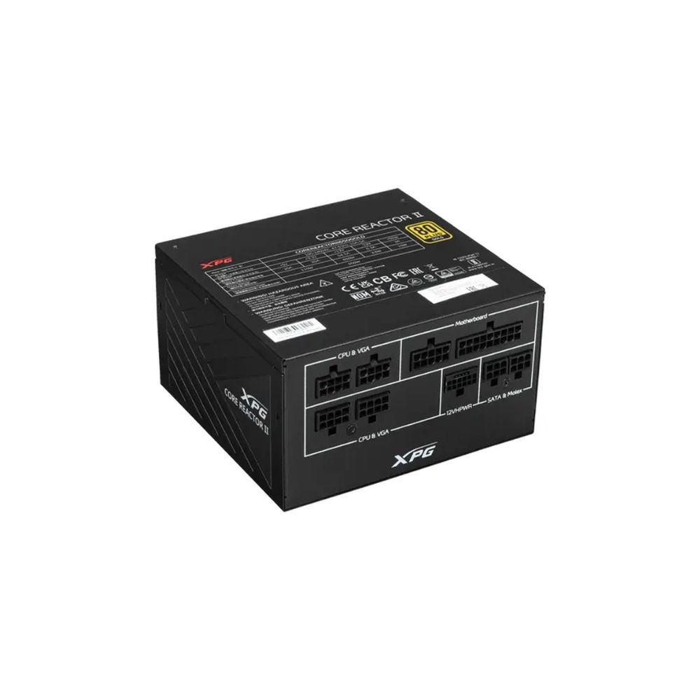 купить Блок питания XPG CORE REACTOR II 650W Gold COREREACTORII650G-BKCEU в Алматы
