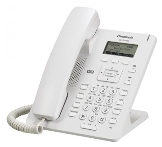 купить Panasonic KX-HDV100RU Проводной SIP-телефон 2.3-дюйм, 1 линия, 1 порт, память 500 номеров  в Алматы