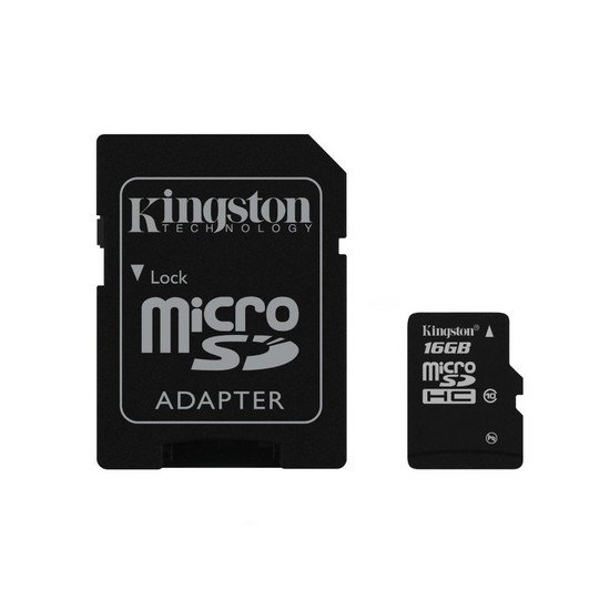 купить Карта памяти mcroSD Kingston SDC10G2/16GB, 16GB, Class 10, U1, с  SD адаптером, KC-C3516-8F2, 2018 FIFA World Cup в Алматы