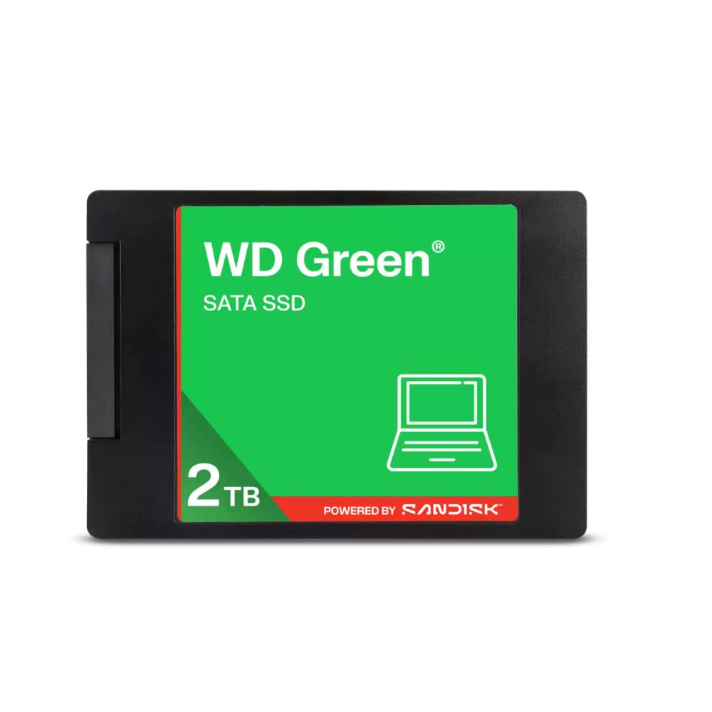 Купить Твердотельный накопитель 2000GB SSD WD GREEN 2.5&rdquo;/7mm SATA R545/W545MB/s WDS200T5G0A-00CPT0 в Алматы