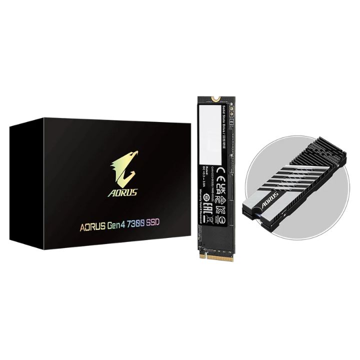 купить SSD 1 Tb PCIe 4.0 GIGABYTE AG4731TB AORUS Gen4 7300 SSD 1TB в Алматы