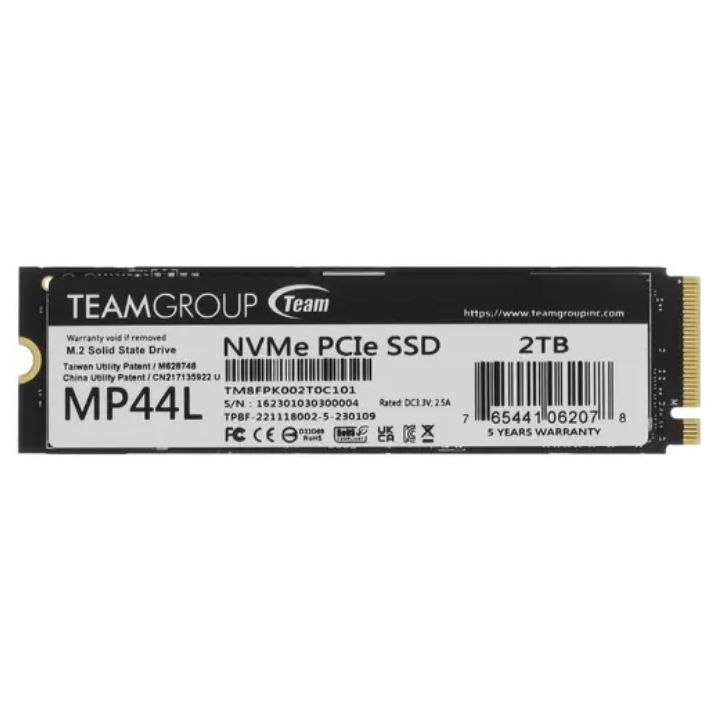 купить SSD Team Group MP44L TM8FPK002T0C101 2 ТБ в Алматы