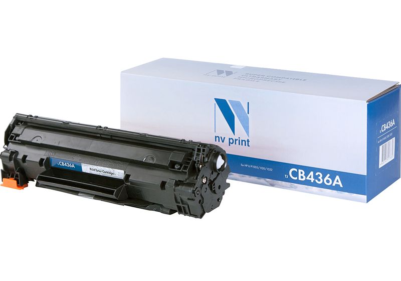 купить Картридж лазерный HP CB436A, черный, На 2000 страниц для HP LaserJet P1505/M1120/M1522 в Алматы