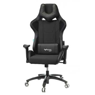купить Кресло игровое Zombie VIKING 4 AERO черный искусст.кожа/ткань с подголов. крестовина пласт. в Алматы