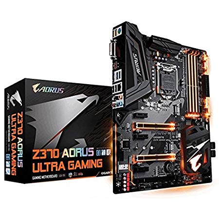 купить Материнская плата GIGABYTE Z370 AORUS Ultra Gaming LGA1151 3xPCI-E DVI+HDMI GbLAN SATA RAID ATX 4DDR4 в Алматы