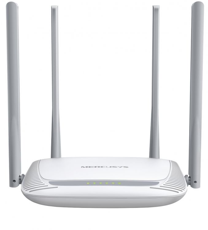 купить Маршрутизатор беспроводной 300M Mercusys MW325R(RU) <300Mbps Wireless N Router, 4 порта LAN 10/100 Мбит/с, 1 порт WAN 10/100 Мбит/с, 2.4GHz, 802.11n/g/b, 4 фиксированные всенаправленные 5 дБи антенны> в Алматы