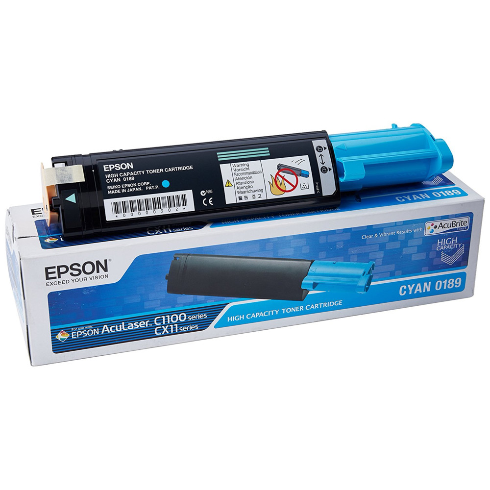 купить Тонер-картридж Epson for C1100/CX11 (C13S050189) Cyan в Алматы