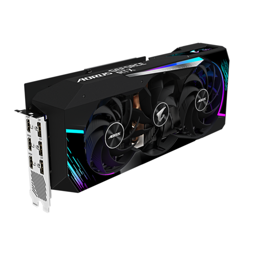 купить Видеокарта 12Gb PCI-E GDDR6X GIGABYTE GV-N308TAORUS M-12GD, 3хHDMI+3xDP GeForce RTX3080Ti в Алматы