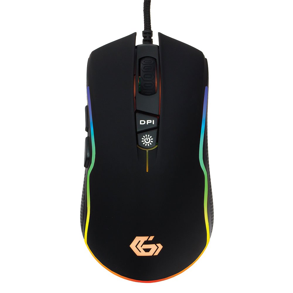 купить Мышь Gembird MG-700 черный оптическая (800-2500dpi) USB игровая (5but) в Алматы