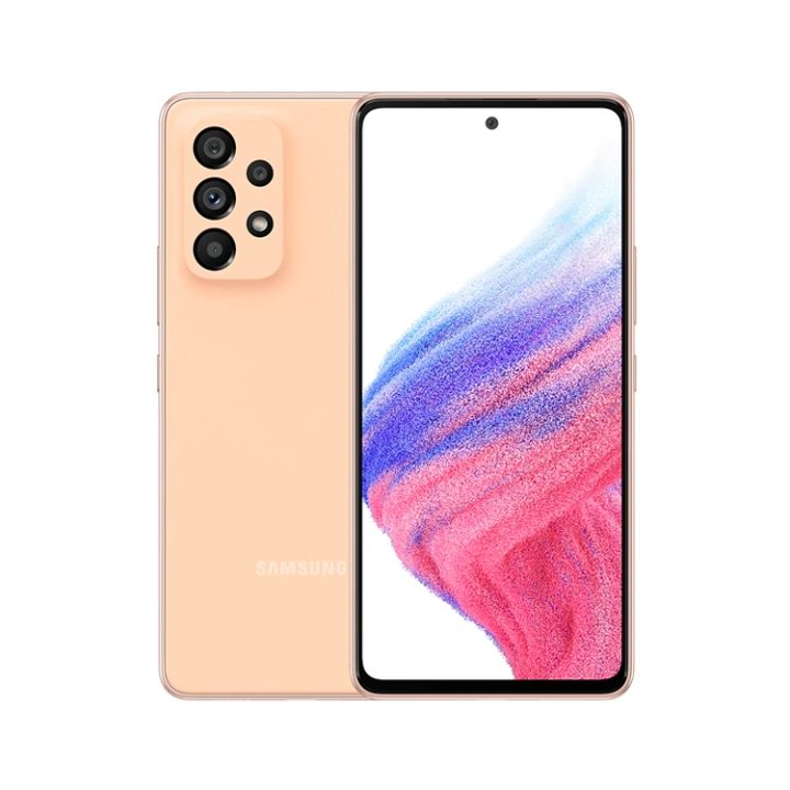 купить Смартфон Samsung Galaxy A53 128GB, Orange (SM-A536EZODSKZ) в Алматы