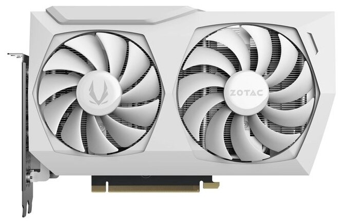 купить Видеокарта ZOTAC RTX3070 TWIN EDGE OC 8Gb 256bit GDDR6 3xDP HDMI White Edition (ZT-A30700J-10P) в Алматы