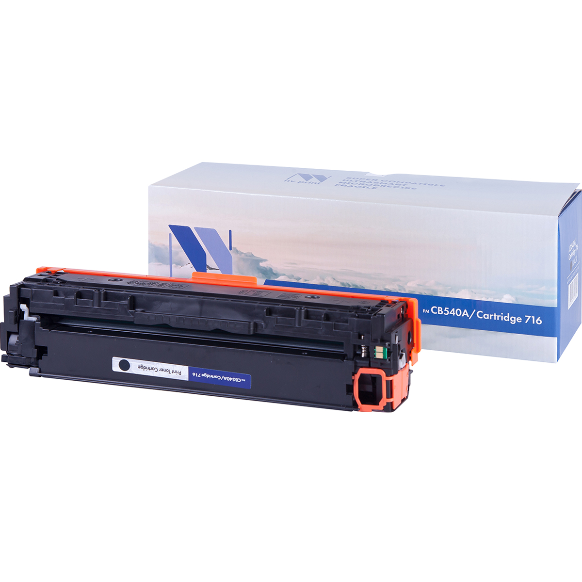 купить Картридж NVP совместимый HP CB540A/Canon 716 Black для LaserJet Color CP1215/CM1312/CM1312nfi/CP1215/Canon i-SENSYS LBP5050/LBP5050n/MF8030Cn/MF8040Cn/MF8050Cn/MF8080Cw (2200k)                                                                           в Алматы
