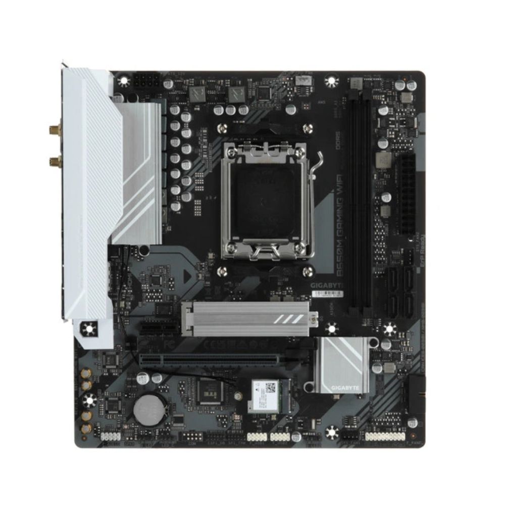купить Материнская плата GIGABYTE B650M GAMING WIFI, AM5, 2xDDR5, PCIe4.0, HDMI+D-Sub, 1xM.2, Wi-Fi, mATX в Алматы
