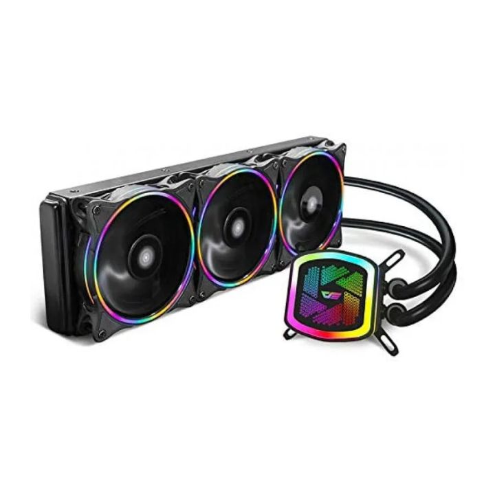 купить Жидкостная система охлаждения DarkFlash DT360 <RGB, Intel 1200/115x/20xx, AMD AM4/3, FAN120> в Алматы