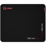 купить Lorgar Main 325, Gaming mouse pad, Precise control surface, Red anti-slip rubber base, size: 500mm x 420mm x 3mm, weight 0.4kg в Алматы