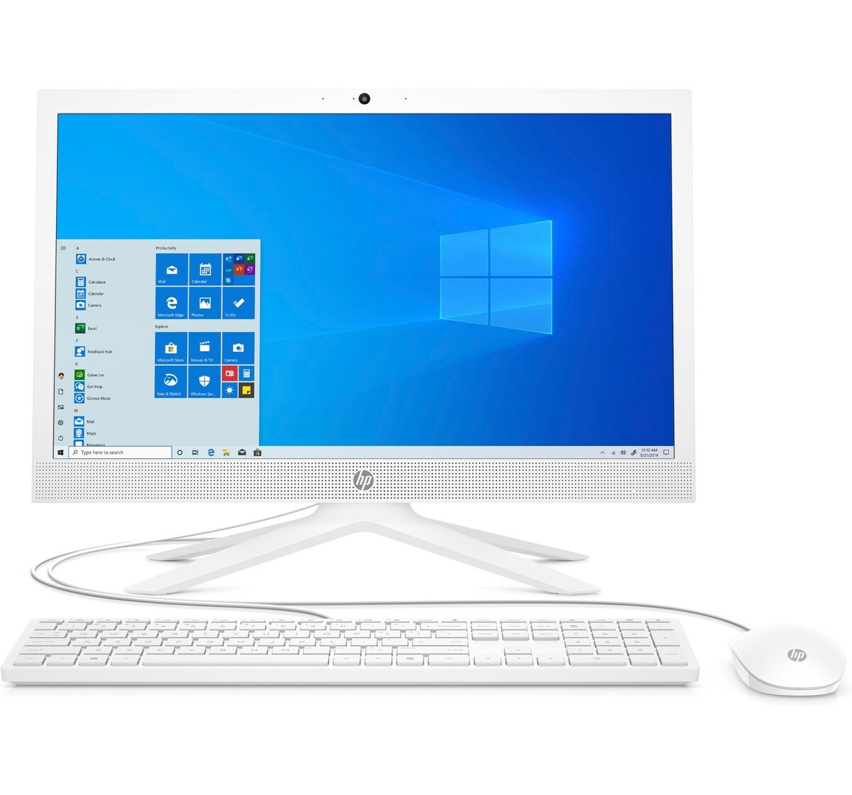 купить Моноблок HP All-in-One 21-b0023ur PC 20.7 FHD,Pentium Silver J5040,4GB,256GB PCIe,noODD,W10H64,1yw,WiFI+BT,Web HD, White в Алматы