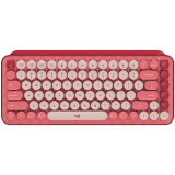купить LOGITECH POP Keys Bluetooth Mechanical Keyboard - HEARTBREAKER ROSE - RUS в Алматы