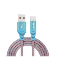 купить Кабель Crown USB - USB Type-C CMCU-3102C blue в Алматы фото 1
