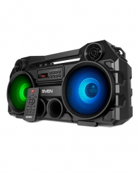 купить SVEN PS-580, черный, акустическая система 2.0, мощность 2x18 Вт (RMS), TWS, Bluetooth, FM, USB в Алматы фото 1