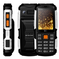купить Мобильный телефон  BQ-2430 Tank Power Чёрный+Серебро /  в Алматы фото 1