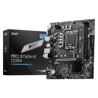 купить Материнская плата MSI PRO B760M-E DDR4 LGA1700 2xDDR4 4xSATA3 M.2 VGA HDMI mATX в Алматы фото 2