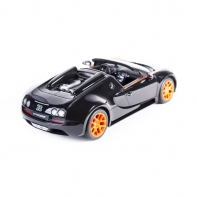 купить Радиоуправляемая машина, RASTAR, 70400OB, 1:14, Bugatti Veyron 16.4 Grand Sport Vitesse, Пластик, 27 Mhz, Чёрно-Оранжевый в Алматы фото 2