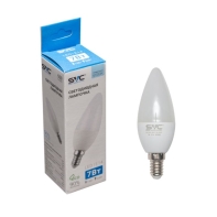 купить Эл. лампа светодиодная SVC LED C35-7W-E14-6500K, Холодный в Алматы фото 1