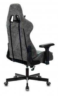 купить Кресло игровое Zombie VIKING 7 KNIGHT Fabric черный текстиль/эко.кожа с подголов. крестовина металл в Алматы фото 4