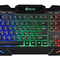 купить Клавиатура Oklick 700G Dynasty черный USB Multimedia for gamer LED в Алматы фото 1