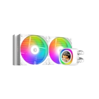купить Водяное охлаждение для процессора ID-COOLING FX240 LCD WHITE в Алматы фото 1