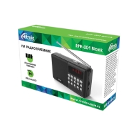 купить Радиоприемник портативный Ritmix RPR-001 черный в Алматы фото 3