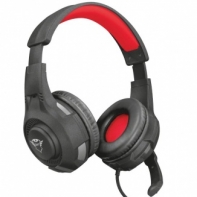 купить Наушники гарнитура игровая Trust GXT307 Ravu черный + красный в Алматы фото 1