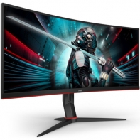 купить Монитор Игровой 34* AOC CU34G2/BK/01 VA 3440x1440@100Hz 300cd/m2 Curved 3000:1 1мс 2xHDMI DP Black в Алматы фото 1
