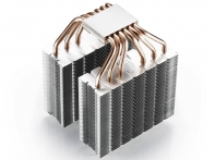 купить Кулер для процессора, Deepcool, NEPTWIN V2, DP-MCH6-NT, Intel 20XX/1200/11XX/1366/775 и AMD AM4/AM3+/AM3/AM2+/AM2/FM2+/FM2/FM1, TDP:150W, 2*120мм LED White, 900-1500±10%, 56.6 CFM, ?27 dB(A), 4pin, (ДxШxВ) 126X136X159мм, Чёрный в Алматы фото 3