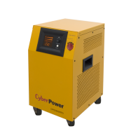 купить Автоматический инвертор CyberPower CPS3500PRO, 24V, 3500VA/2450W, 45A, AVR 140-300V, 2*Schuko, клеммная колодка, USB,  LCD, Yellow                                                                                                                         в Алматы фото 1
