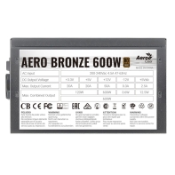 купить Блок питания Aerocool AERO BRONZE 600W 00000031127 в Алматы фото 3