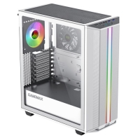 Купить Корпус ПК без БП GameMax Precision White <MATX, 1x120FAN, 1x140COC> Алматы