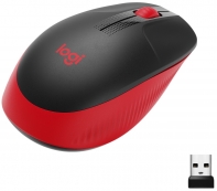 купить Мышь беспроводная полноразмерная Logitech M190 Red (910-005908) /  в Алматы фото 3