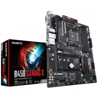 купить Gigabyte, B450 GAMING X, AM4, B450, 2xDDR4 2933, 6xSATA3, 1xM.2, 1xDVI-D, 1xHDMI, 2xPCI-Ex16, 2xPCI-Ex1, mATX в Алматы фото 1