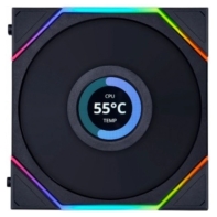 купить Вентилятор для корпуса Lian Li UNI FAN TL LCD 120 Reverse Blade ARGB 3x120mm Black 12RTLLCD3B в Алматы фото 1