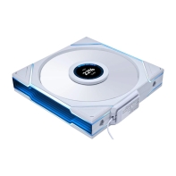 купить Вентилятор для корпуса Lian Li UNI FAN TL WIRELESS LCD 140 REVERSE BLADE White G99.14RTLLCD1W1W.00 в Алматы фото 1