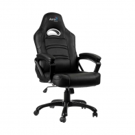 купить Игровое компьютерное кресло, Aerocool, AC80C-B, Искусственная кожа PU, (Ш)53,5*(Г)49*(В)114-124 см, Чёрный в Алматы фото 1