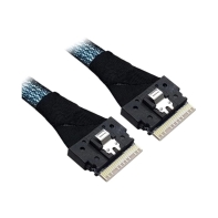 Купить Cable SlimlineSAS(SFF-8654x8 to SFF-8654x8), LSI SAS Cable - SAS HD to SAS HD - 1m Алматы