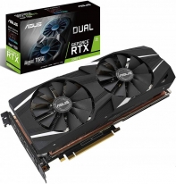 купить Видеокарта ASUS GeForce RTX2080Ti GDDR6 11GB 352-bit HDMIx1 DPx3 USB DUAL-RTX2080TI-A11G в Алматы фото 1