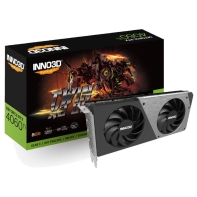 купить Видеокарта Inno3D GeForce RTX4060 TI TWIN X2 8Gb GDDR6 256-bit HDMI 3xDP N406T2-08D6-171153N в Алматы фото 2