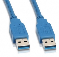 Купить Кабель USB 3.0 Pro Cablexpert CCP-USB3-AMAM-6, AM/AM, 1.8м, экран, синий, пакет Алматы