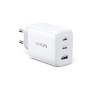 купить Зарядное устройство Ugreen CD275 90496 USB-A+2*USB-C 65W  GaN Tech Fast Charger в Алматы фото 1