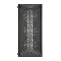 купить Компьютерный корпус FSP CMT211A, Tempered Glass, Black, ATX в Алматы фото 4