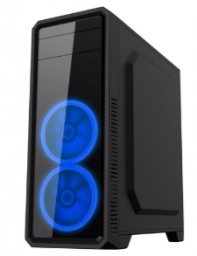 купить Корпус ПК без БП GameMax G561-Black <ATX, 3x120, USB2.0x2, USB3.0x1, HD Audio 452x200x424mm> в Алматы фото 2