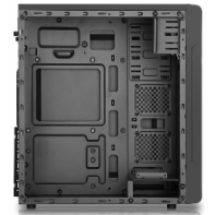 купить CASE Qmax S1202B ATX MidiTower, 2,5* x 3, 3,5*x 2,  5,25* x 1 , Expansion Slots x 7, USB x 2, 36,5 x 17,5 x 42 см, Steel 0,5mm, ATX/Micro-ATX/Mini-ITX, black,  PC 400W (20+4pin, 4pin, 2xSATA, 2xIDE)  в Алматы фото 2